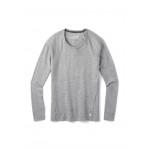 Kobiety T SHIRT TOP | Smartwool LIGHTWEIGHT 150 BASELAYER - Bluzka z długim rękawem - light gray heather/jasnoszary - CT76313