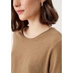 Kobiety T SHIRT TOP | s.Oliver 3/4 ARM - Bluzka z długim rękawem - brown/jasnobrązowy - ZZ76761