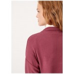 Kobiety T SHIRT TOP | s.Oliver LONGUES - Bluzka z długim rękawem - dark pink melange/bordowy melanż - YZ87224