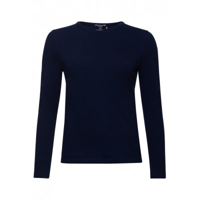Kobiety T_SHIRT_TOP | Superdry Bluzka z długim rękawem - rich navy/niebieski - WO28706
