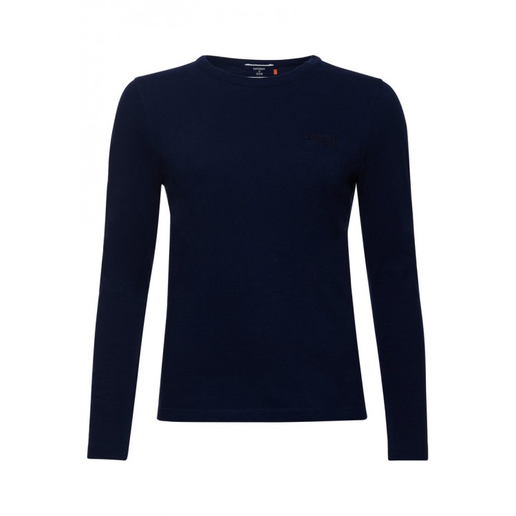 Kobiety T SHIRT TOP | Superdry Bluzka z długim rękawem - rich navy/niebieski - WO28706
