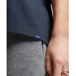 Kobiety T SHIRT TOP | Superdry VINTAGE - Bluzka z długim rękawem - eclipse navy/niebieski melanż - IJ11525