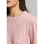 Kobiety T SHIRT TOP | Superdry VINTAGE - Bluzka z długim rękawem - la soft pink marl/jasnoróżowy melanż - PW34347