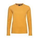 Kobiety T SHIRT TOP | Superdry VINTAGE - Bluzka z długim rękawem - ochre marl/żółty - XY65786
