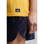 Kobiety T SHIRT TOP | Superdry VINTAGE CALI LONG SLEEVE - Bluzka z długim rękawem - pigment yellow/żółty - TH42046