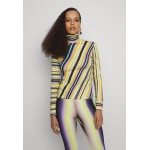Kobiety T SHIRT TOP | Tereza Rosalie Kladosova NARCISSUS HIGH NECK TOP - Bluzka z długim rękawem - yellow/żółty - TG32336