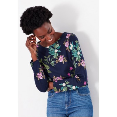 Kobiety T_SHIRT_TOP | Tom Joule HARBOUR PRINT - Bluzka z długim rękawem - navy floral botanical small/granatowy - GX22606