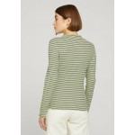 Kobiety T SHIRT TOP | TOM TAILOR DENIM STRIPED - Bluzka z długim rękawem - green navy stripe/khaki - MW96972