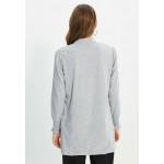 Kobiety T SHIRT TOP | Trendyol Bluzka z długim rękawem - grey/szary - DM38909