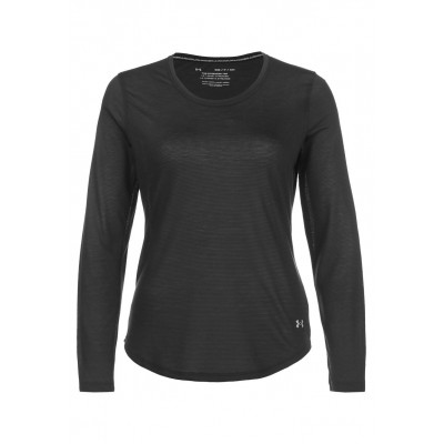 Kobiety T_SHIRT_TOP | Under Armour STREAKER LONGSLEEVE  - Bluzka z długim rękawem - black black reflective/czarny - GF87587
