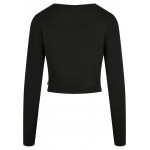Kobiety T SHIRT TOP | Urban Classics Bluzka z długim rękawem - black/czarny - PX65335