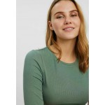 Kobiety T SHIRT TOP | Vero Moda 3/4 ÄRM - Bluzka z długim rękawem - laurel wreath/zielony melanż - MP90472