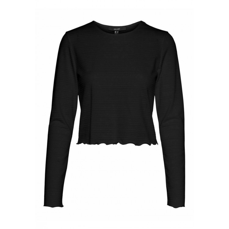 Kobiety T SHIRT TOP | Vero Moda Bluzka z długim rękawem - black/czarny - XX07500