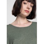 Kobiety T SHIRT TOP | Vero Moda CARLA 3/4 - Bluzka z długim rękawem - laurel wreath/melange/jasnozielony - XE18192