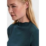 Kobiety T SHIRT TOP | Vero Moda VMVIO HIGH NECK GA NOOS - Bluzka z długim rękawem - evergreen/zieleń butelkowa - NU62135