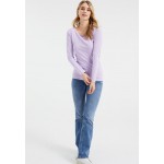 Kobiety T SHIRT TOP | WE Fashion Bluzka z długim rękawem - light purple/mauve - HF55862