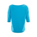 Kobiety T SHIRT TOP | Winshape 3/4 ULTRA LIGHT MCS001 - Bluzka z długim rękawem - sky blue/glitter/white/niebieski - ZO43016