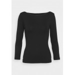 Kobiety T SHIRT TOP | Zign PREMIUM 3/4 Sleeve - Bluzka z długim rękawem - black/czarny - LE39274