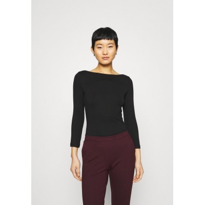 Kobiety T_SHIRT_TOP | Zign PREMIUM 3/4 Sleeve - Bluzka z długim rękawem - black/czarny - LE39274